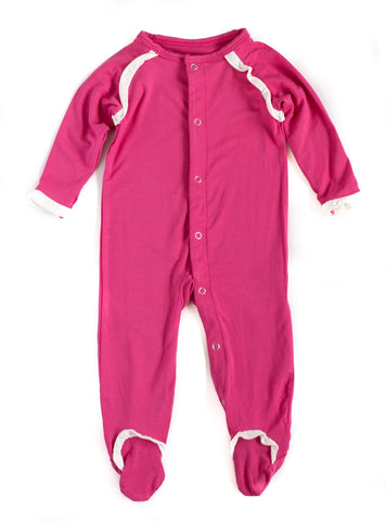 Baby girl best sale sleepers with ruffles